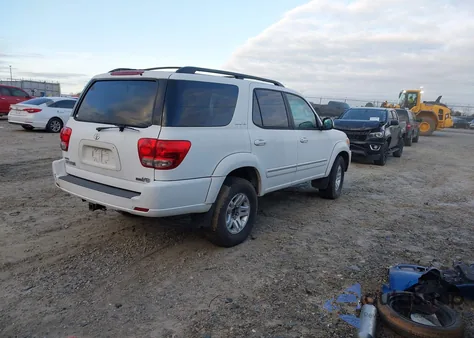 2005 Toyota Sequoia Limited V8 из США, поврежденный, VIN 5TDZT38A05S253689